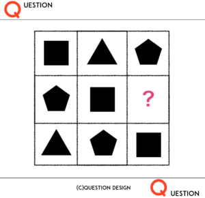 Q４１２ 三角 四角 五角 名問なぞなぞクイズ学院