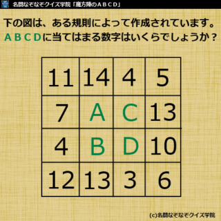 ｑ１３４ 四則計算１１９９ 名問なぞなぞクイズ学院